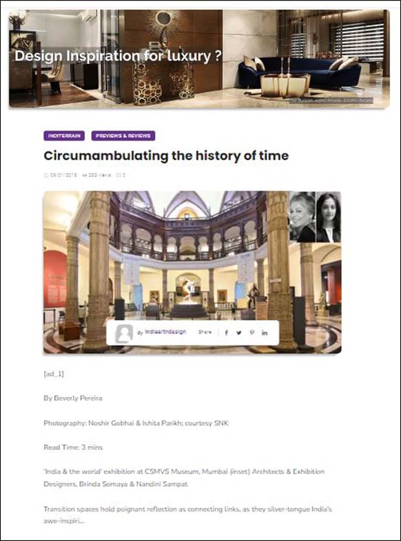 Circumambulating The History of Time - India Art n Design